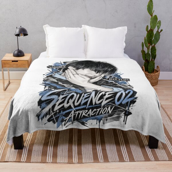 Item preview, Han Yujin Blue Distressed Portrait AND2BLE Fan Art designed and sold by Valeree Store.