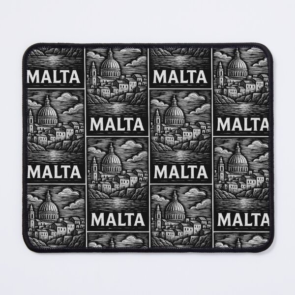 Item preview, Malta Linocut Style designed and sold by Thistle-TShop.
