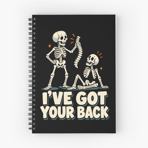 Item preview, Funny Skeleton Ive Got Your Back Halloween Design designed and sold by stmpdwrld.