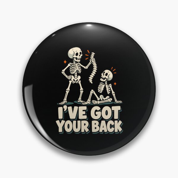 Item preview, Funny Skeleton Ive Got Your Back Halloween Design designed and sold by stmpdwrld.