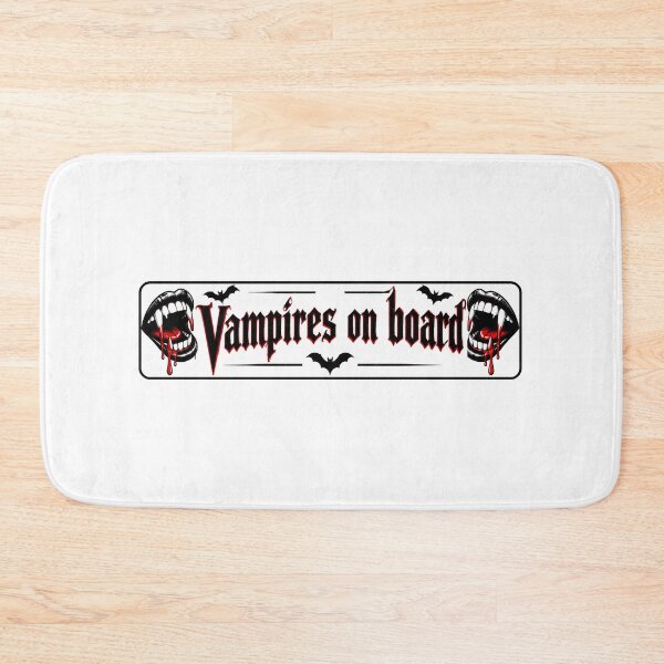 Item preview, Vampires on board funny meme bumper designed and sold by SULALA-cats.