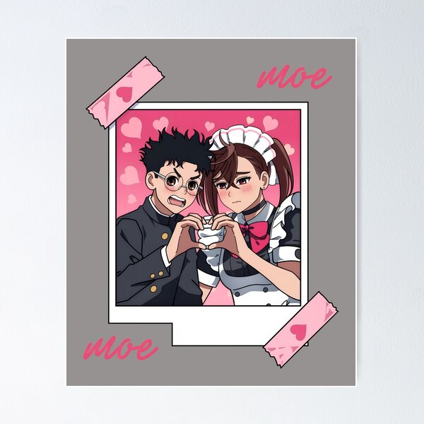 Item preview, Moe Heart Photo Anime Maid Student Couple-15 designed and sold by bookerdimps.