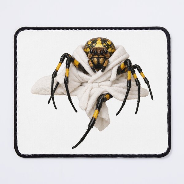 Item preview, Bathrobe Golden Orb Weaver Spider designed and sold by Sillytoe.