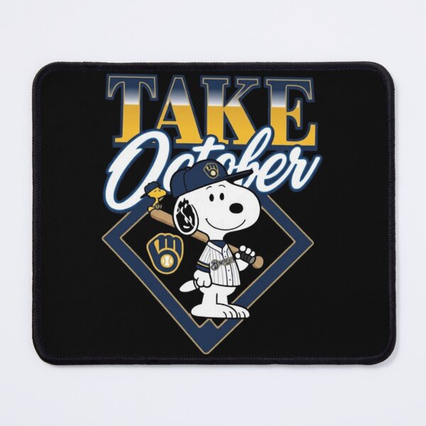 Item preview, Milwaukee Brewers Take October Snoopy Peanuts Baseball Postseason Wisconsin designed and sold by Fryeal Berik.