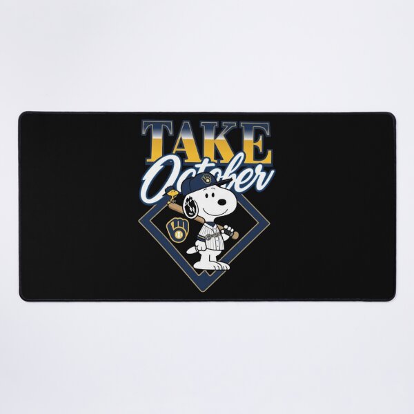 Item preview, Milwaukee Brewers Take October Snoopy Peanuts Baseball Postseason Wisconsin designed and sold by Fryeal Berik.