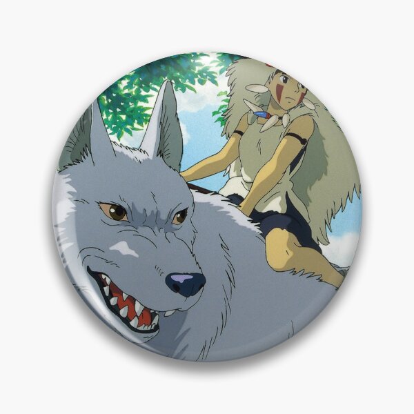 Item preview, Studio Ghibli Princess Mononoke Funny designed and sold by SaturnClub.