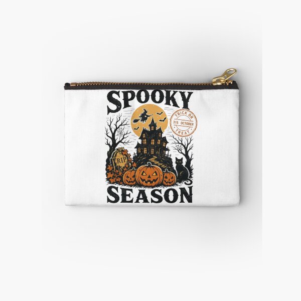 Item preview, Spooky Season Halloween Stamp Witch Haunted House Pumpkin designed and sold by OlyvieArt.