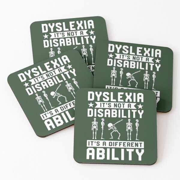 Item preview, Dyslexia It's Not A Disability Dyslexia Awareness Skeleton T Shirt October is Dyslexia, Dyslexia Tea designed and sold by MarbetVillage.