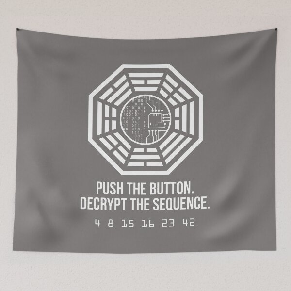 Item preview, Keep Calm and Push DHARMA Lost Numbers T-Shirt-69 designed and sold by JanJackst.