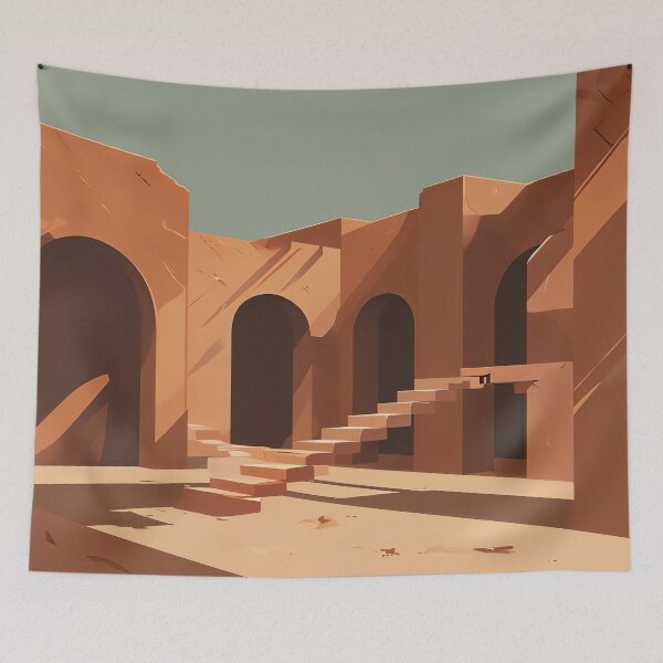 Item preview, Solitude in Ochre designed and sold by ONYX Pixee.