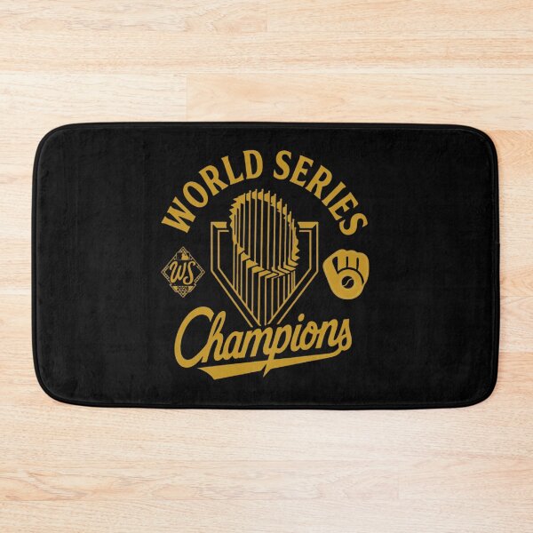 Item preview, Milwaukee Brewers World Series Champions 2026 Gold Trophy Crest designed and sold by Fryeal Berik.