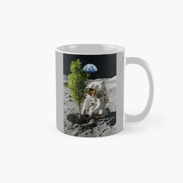 Item preview, Astronaut planting tree on the moon  designed and sold by WiseBow.