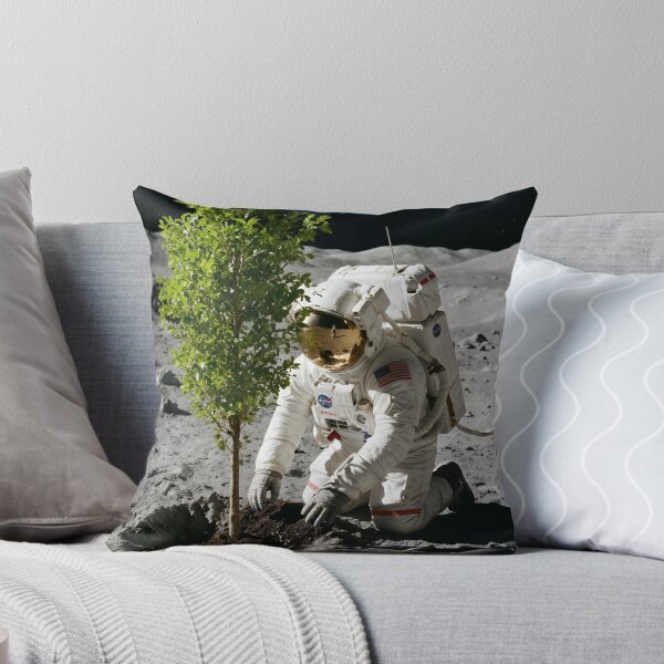Item preview, Astronaut planting tree on the moon  designed and sold by WiseBow.