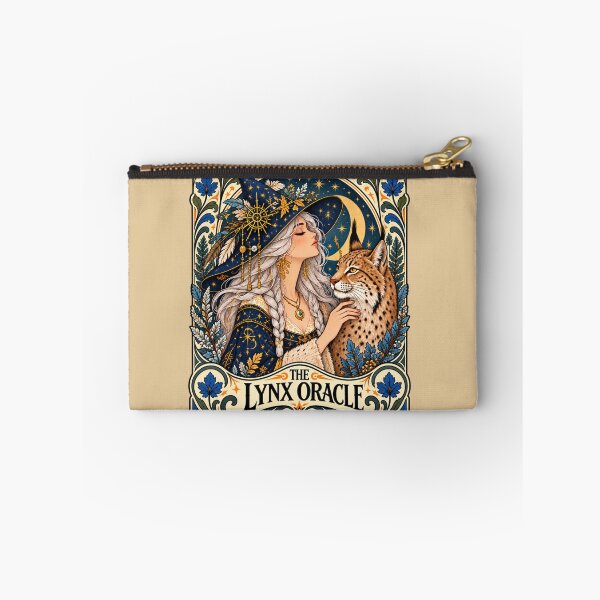 Item preview, Lynx Oracle – Mystical Wild Cat Witch Art Nouveau designed and sold by Blanczet.