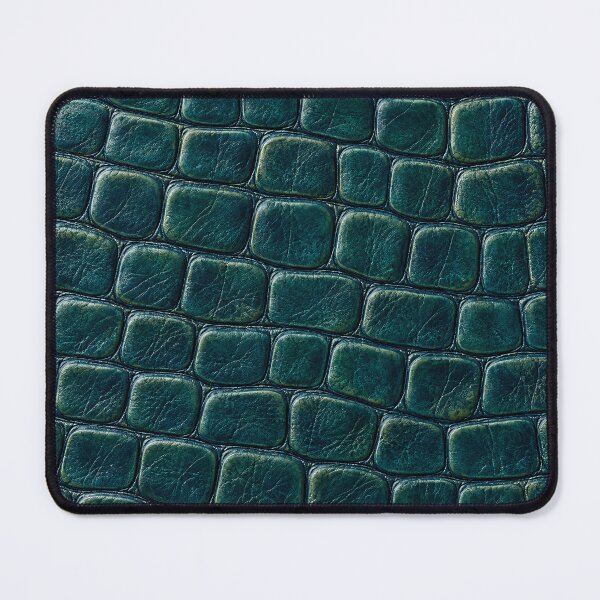 Item preview, Emerald Teal Crocodile Leather Texture – Luxury Reptile Skin Pattern designed and sold by Kaleidoscope Print.