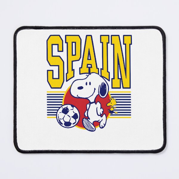 Item preview, Snoopy Spain Soccer Peanuts Collegiate designed and sold by LucianaMoraes.