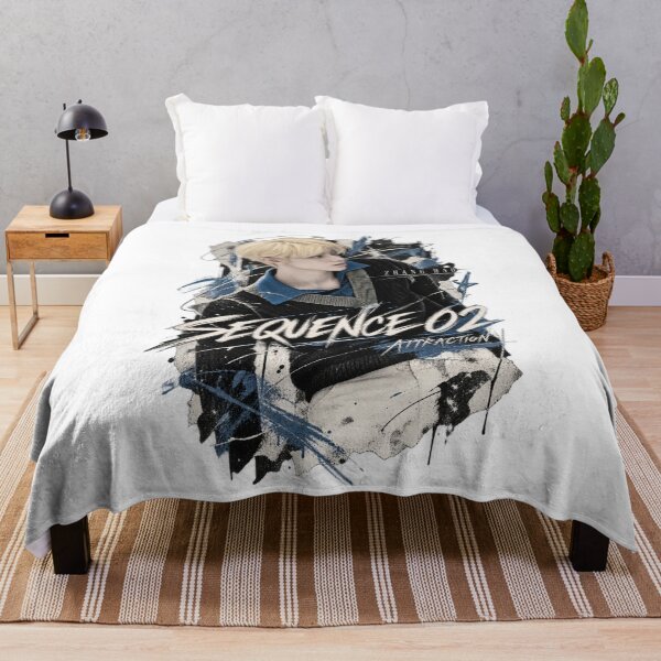 Item preview, Zhang Hao Blue Distressed Portrait AND2BLE Fan Art designed and sold by Valeree Store.