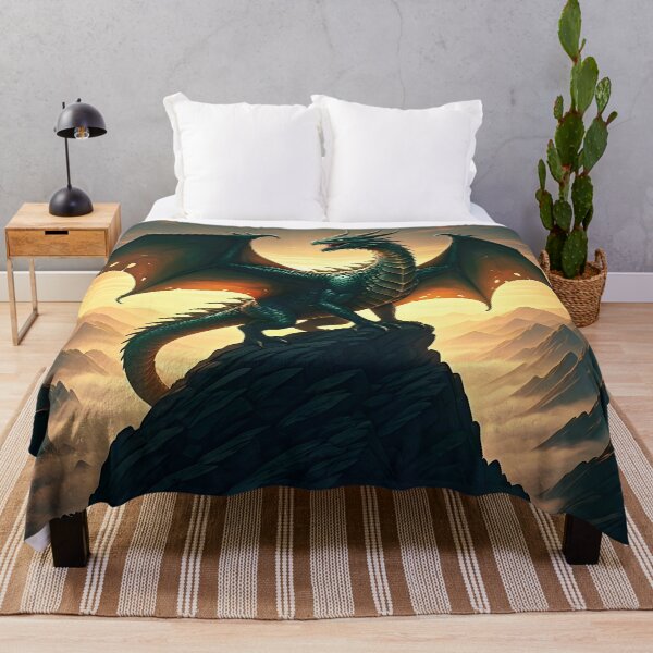 Item preview, Green Dragon on Mountain Peak designed and sold by Fanta-sticky.