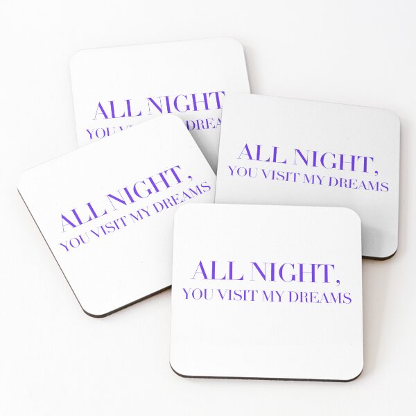 Item preview, (Blue) All Night You Visit My Dreams Aesthetic Quote designed and sold by joelle-kim.