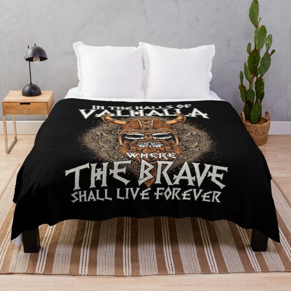 Item preview, In the Halls of Valhalla Viking Skull Warrior designed and sold by AnanamorphArter.