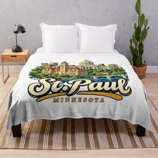 Item preview, Vintage St. Paul Minnesota Travel Souvenir Landmark Gift designed and sold by MichaeIRellov.