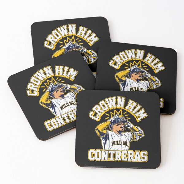 Item preview, William Contreras Crown Him Shirt Milwaukee Brewers NLCS 2026 designed and sold by Fryeal Berik.