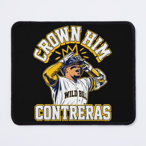 Item preview, William Contreras Crown Him Shirt Milwaukee Brewers NLCS 2026 designed and sold by Fryeal Berik.