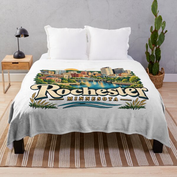 Item preview, Vintage Rochester Minnesota Travel Souvenir Landmark Gift designed and sold by MichaeIRellov.