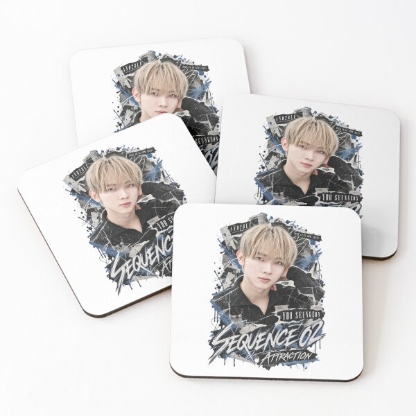 Item preview, Yoo Seungeon Blue Xerox Collage AND2BLE Fan Art designed and sold by Valeree Store.