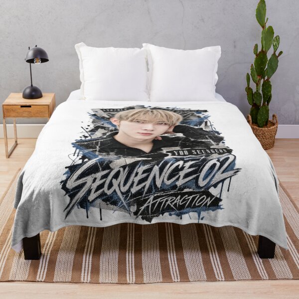 Item preview, Yoo Seungeon Blue Xerox Collage AND2BLE Fan Art designed and sold by Valeree Store.
