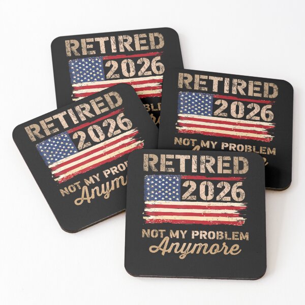 Item preview, Retired 2026 Not My Problem Anymore Us Flag Retirement designed and sold by serialcarachts.