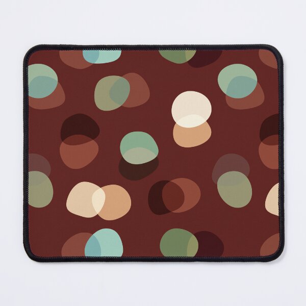 Item preview, Burgundy Retro Organic Shapes – 70s Abstract Pattern designed and sold by alijun.