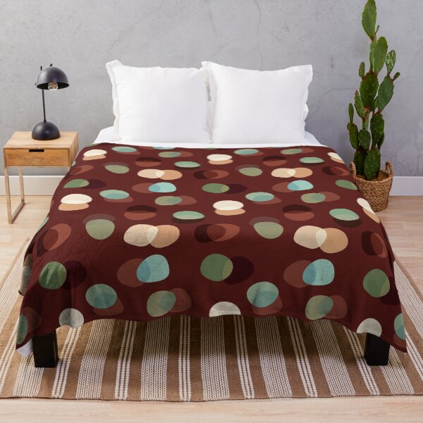 Item preview, Burgundy Retro Organic Shapes – 70s Abstract Pattern designed and sold by alijun.