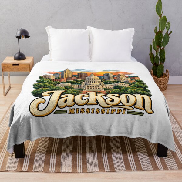 Item preview, Vintage Jackson Mississippi Travel Souvenir Landmark Gift designed and sold by MichaeIRellov.