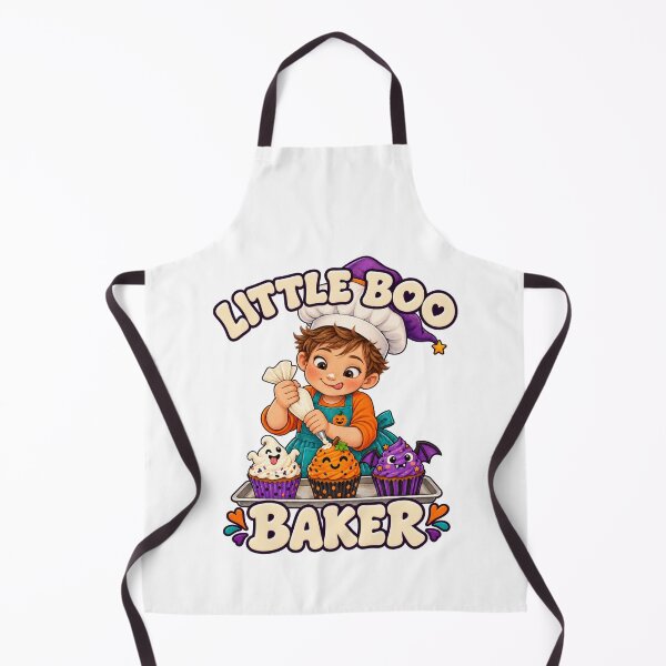 Item preview,  Funny Candy Kids Halloween Baking Apron – Cooking Little Boy Children designed and sold by SnoyTextil.