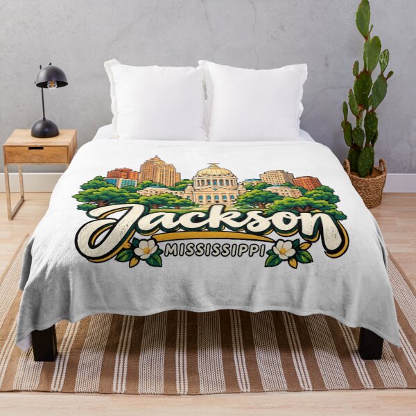Item preview, Hand Drawn Jackson Mississippi Travel Souvenir Landmark Gift designed and sold by MichaeIRellov.