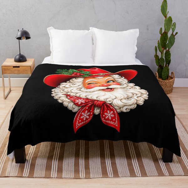 Item preview, Winking Santa in a Red Western Hat designed and sold by LakenDraphil.