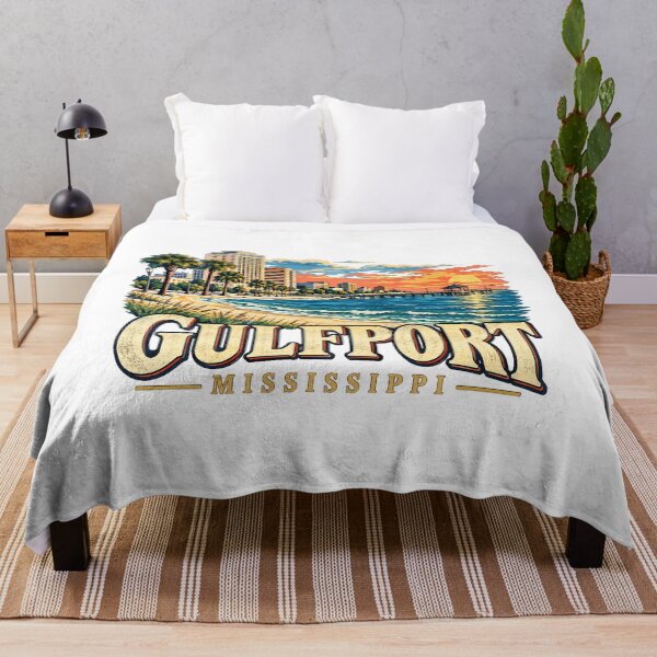 Item preview, Vintage Gulfport Mississippi Travel Souvenir Landmark Gift designed and sold by MichaeIRellov.