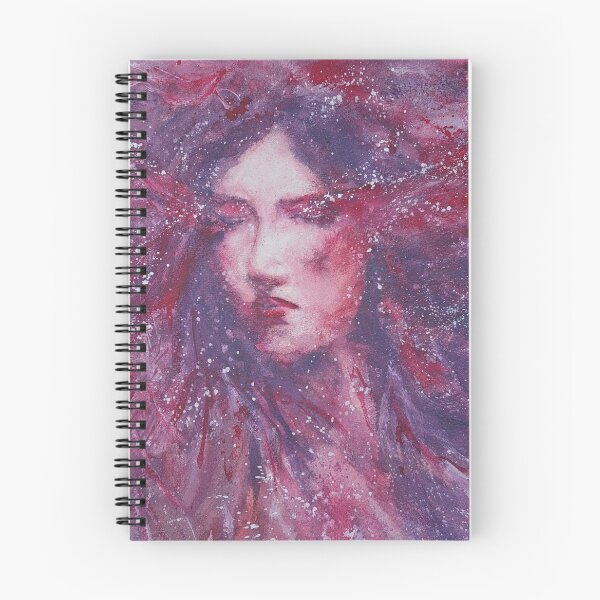 Item preview, A magical, oneiric watercolor portrait of a woman designed and sold by paulaiakwarele.