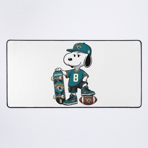 Item preview, Snoopy Jacksonville Football Skater Fan Art designed and sold by gaygamonzo.