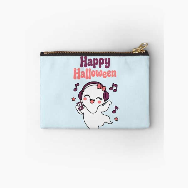 Item preview, Happy Halloween - Cute Musical Ghost with Headphones Design designed and sold by YasminTaha.