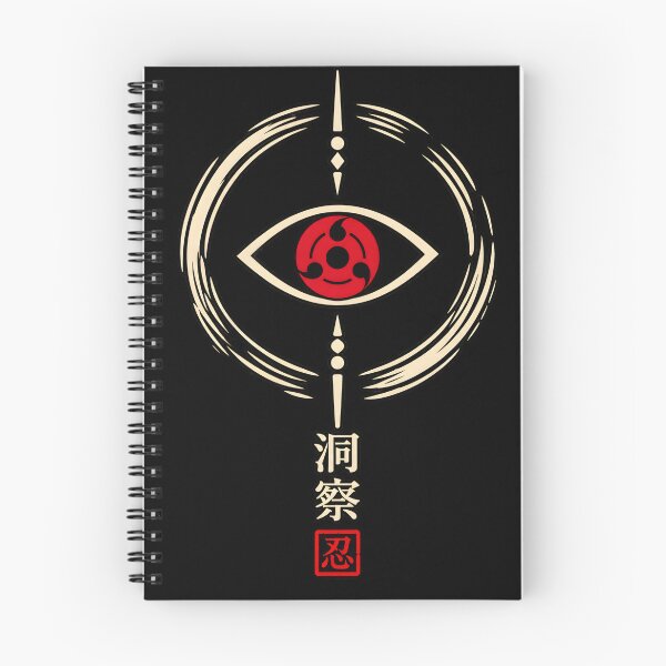 Item preview, Emblema del ojo Sharingan con caracteres kanji japoneses – Ropa urbana de anime ninja designed and sold by QubekShop.