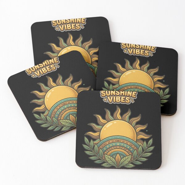 Item preview, Sunshine Vibes — Groovy Sun with Retro Vibe designed and sold by DarkAgeArt.