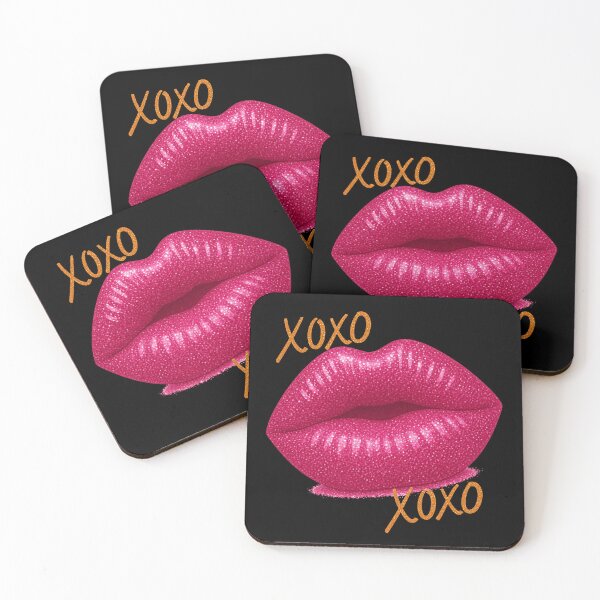 Item preview, XOXO Glitter Lips designed and sold by Lily Lola.