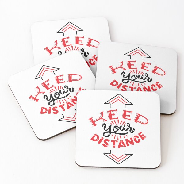 Item preview, ​Keep Your Distance Vintage Typography Quote Design designed and sold by Minem39.