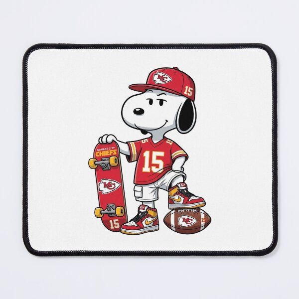 Item preview,  Snoopy Kansas City  Football Skater Fan Art designed and sold by gaygamonzo.