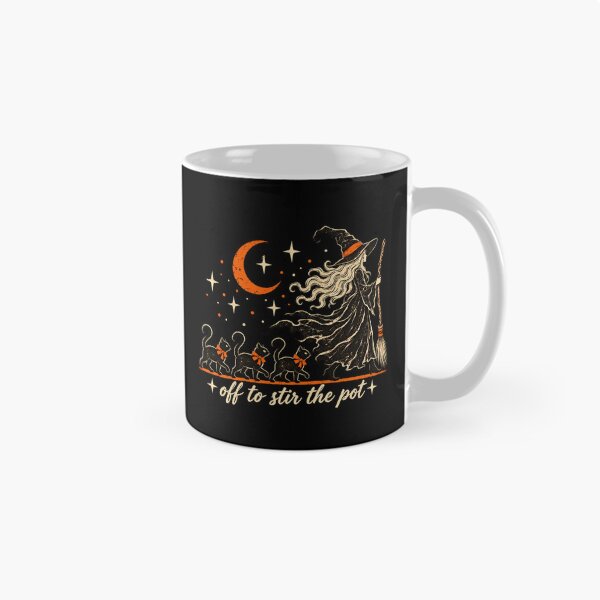 Item preview, Off to Stir The Pot Witch Black Cat Halloween designed and sold by GenioFin.