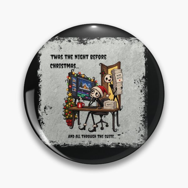 Item preview, The Notes Before Christmas - Gothic Video Editor Christmas Design designed and sold by jkleditor.
