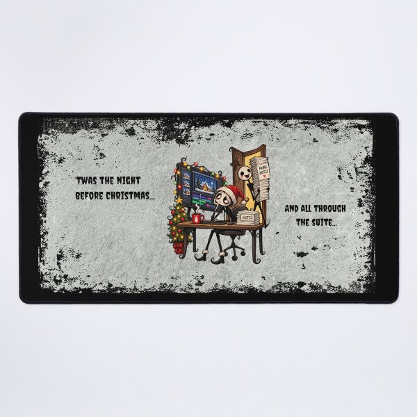 Item preview, The Notes Before Christmas - Gothic Video Editor Christmas Design designed and sold by jkleditor.