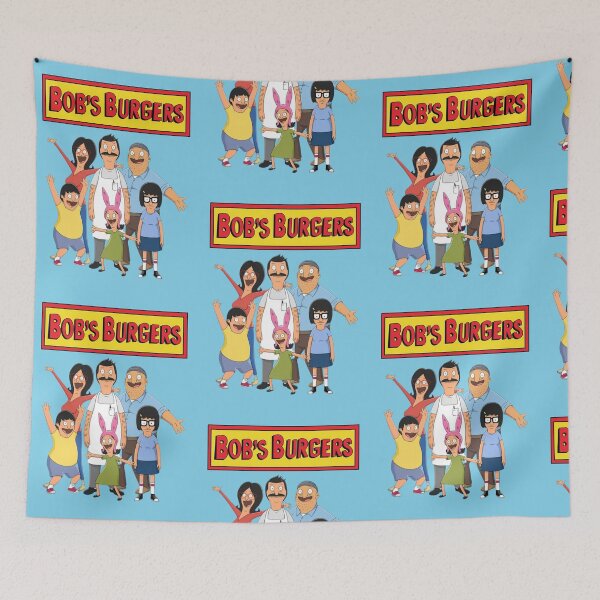 Item preview, Bob's Burgers | Belcher Family plus Teddy! Light blue designed and sold by fifisu.